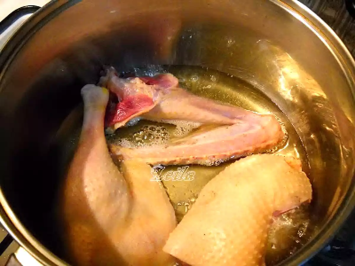 Gasca cu fasole uscata la oala de lut - poza 3