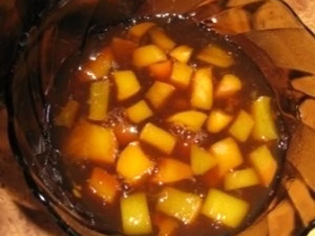 Gem de piersici si nectarine cu cafea - poza 3