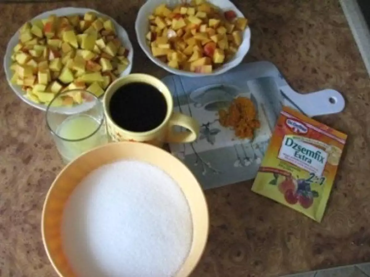 Gem de piersici si nectarine cu cafea - poza 4