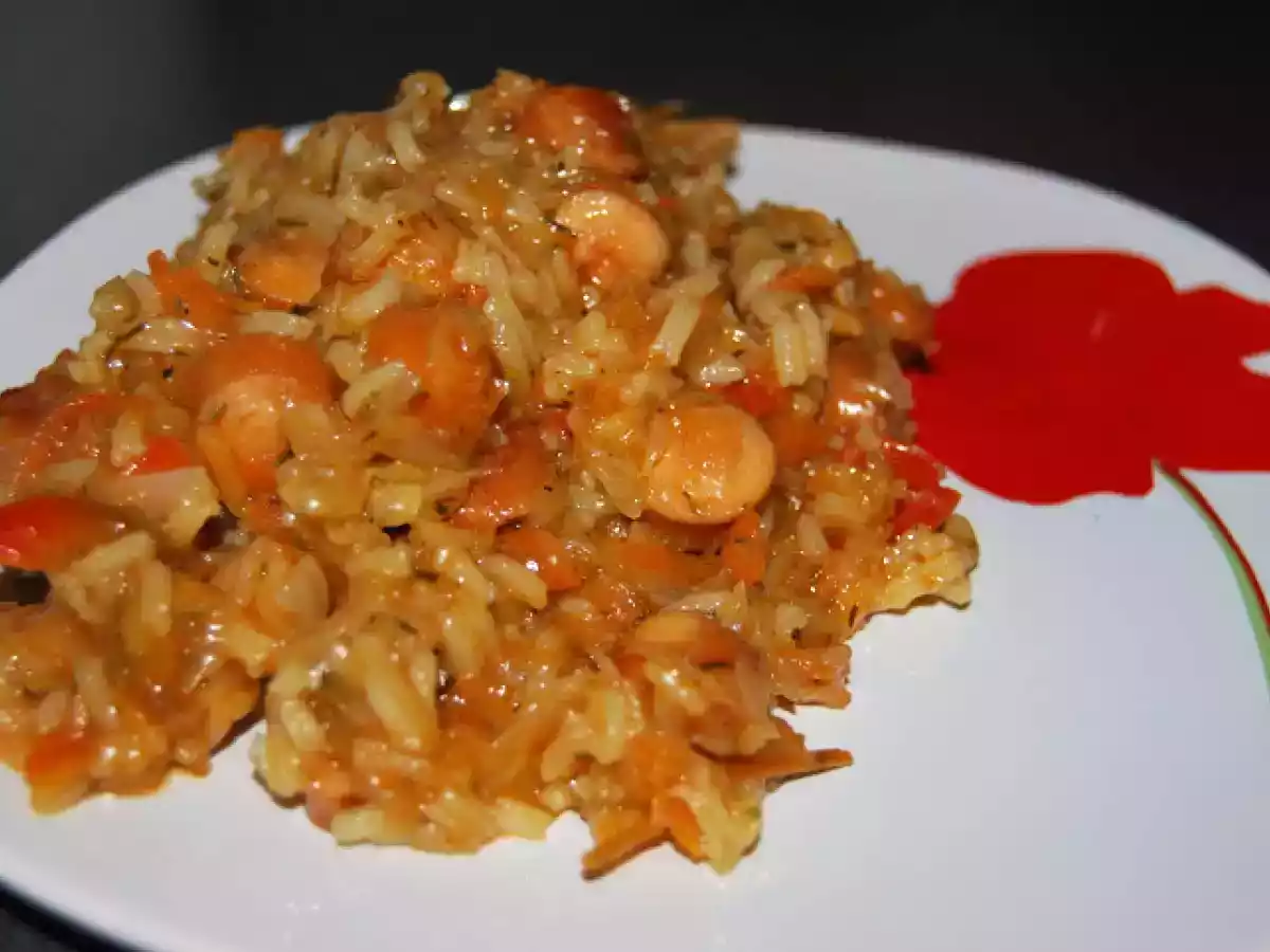 Ghiveci cu varza, orez si crenvursti - poza 5