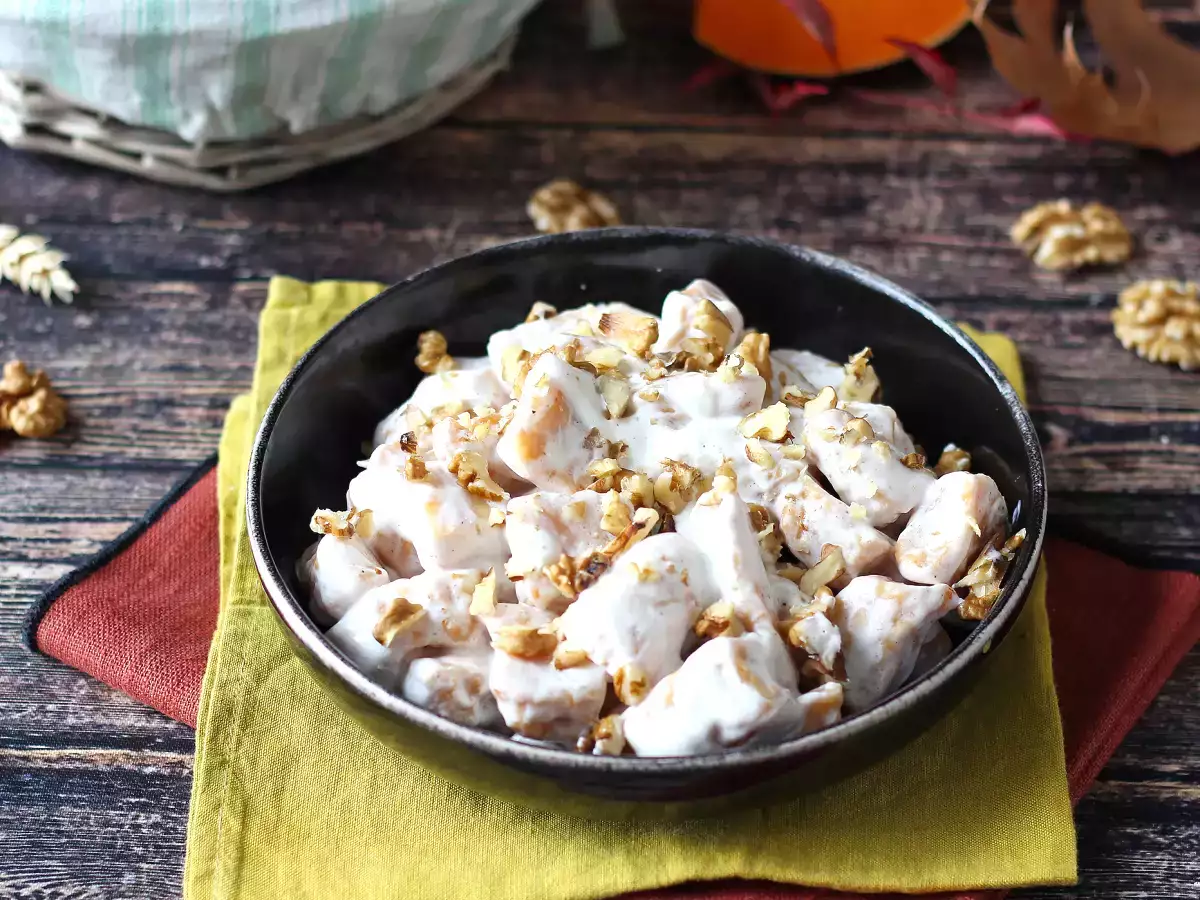 Gnocchi cremoși de dovleac cu Philadelphia și nuci crocante - poza 3