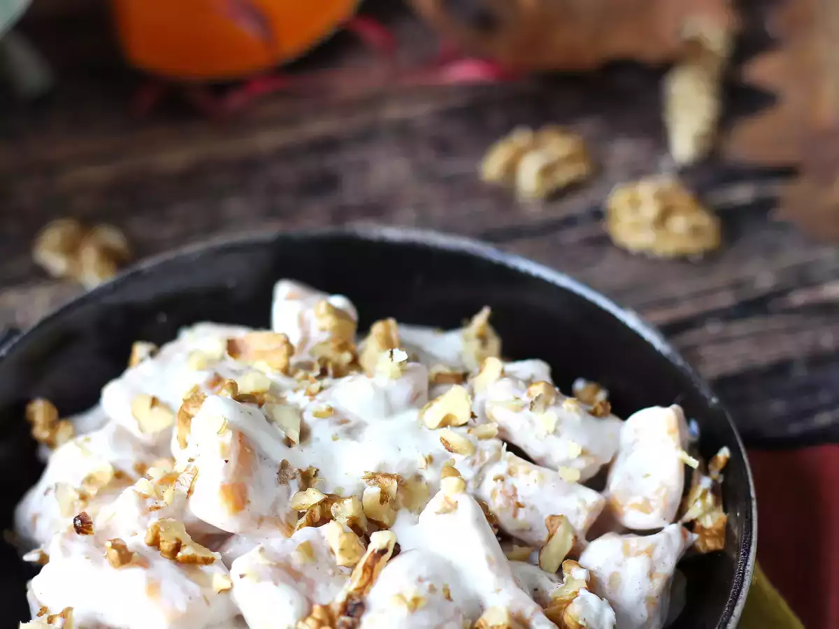 Gnocchi cremoși de dovleac cu Philadelphia și nuci crocante - poza 4