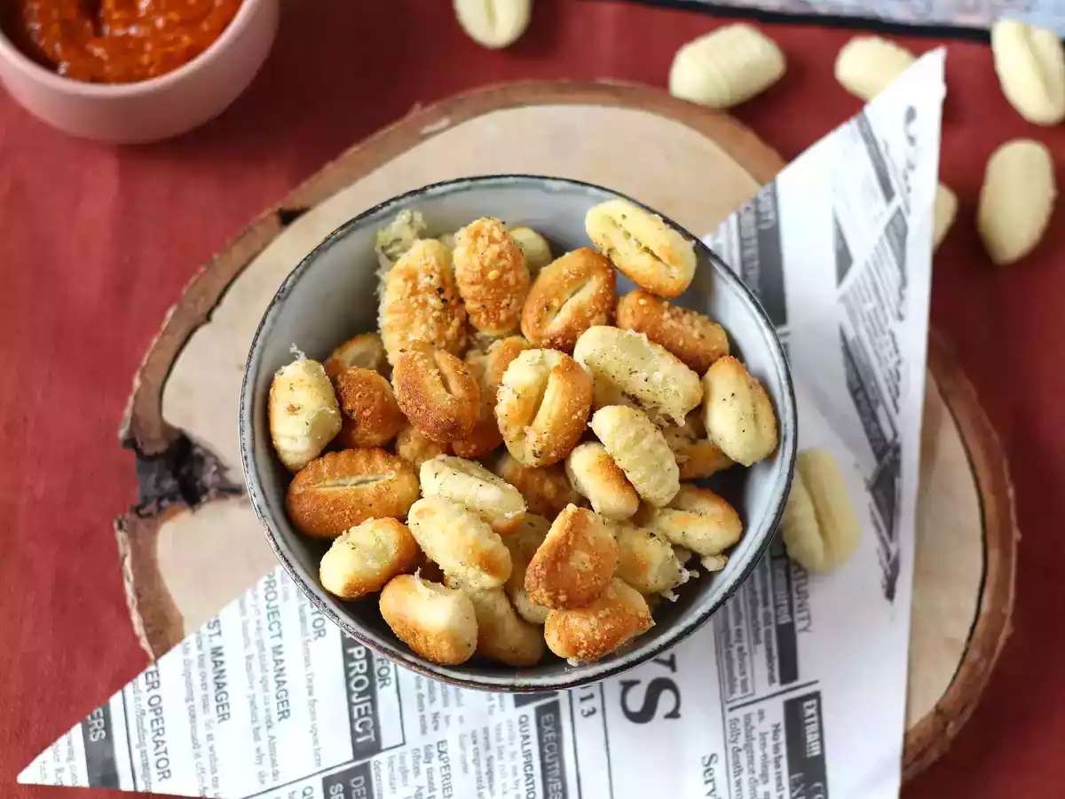 Gnocchi crocanti cu parmezan la Airfryer - poza 3