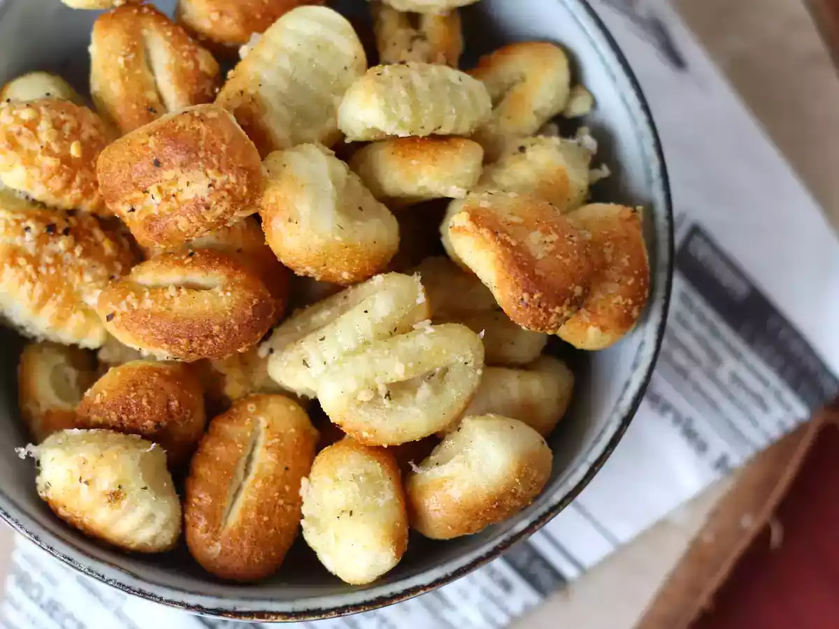 Gnocchi crocanti cu parmezan la Airfryer - poza 4