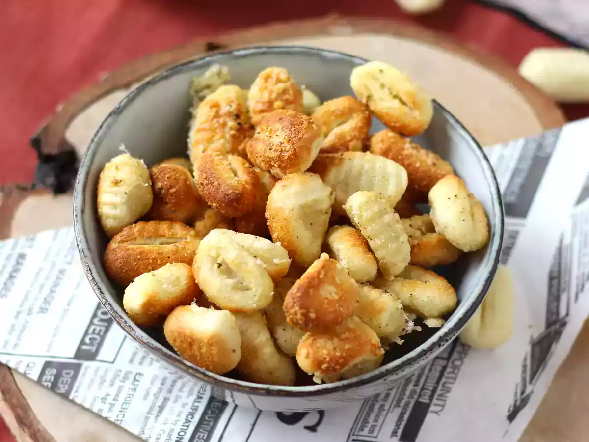 Gnocchi crocanti cu parmezan la Airfryer - poza 5