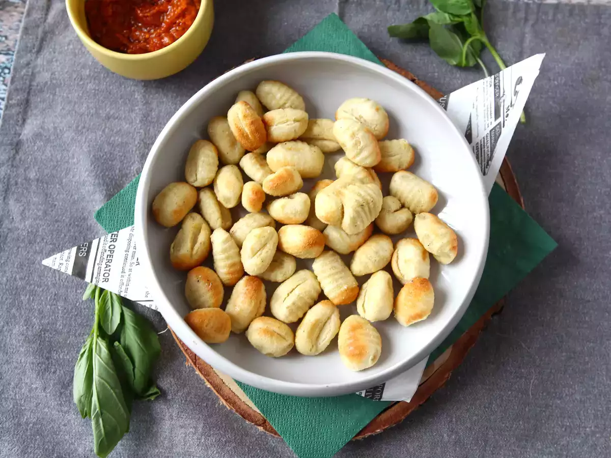 Gnocchi crocanți la Air fryer gata în 10 minute! - poza 3