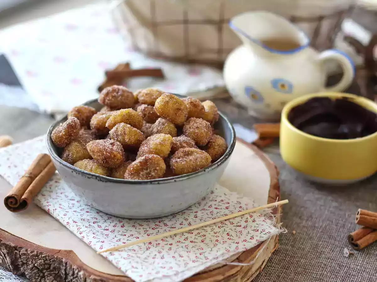 Gnocchi la airfryer: o rețetă de desert cu scorțișoară!
