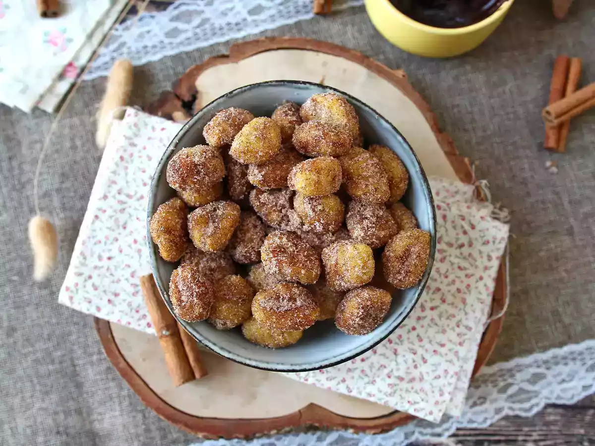 Gnocchi la airfryer: o rețetă de desert cu scorțișoară! - poza 6