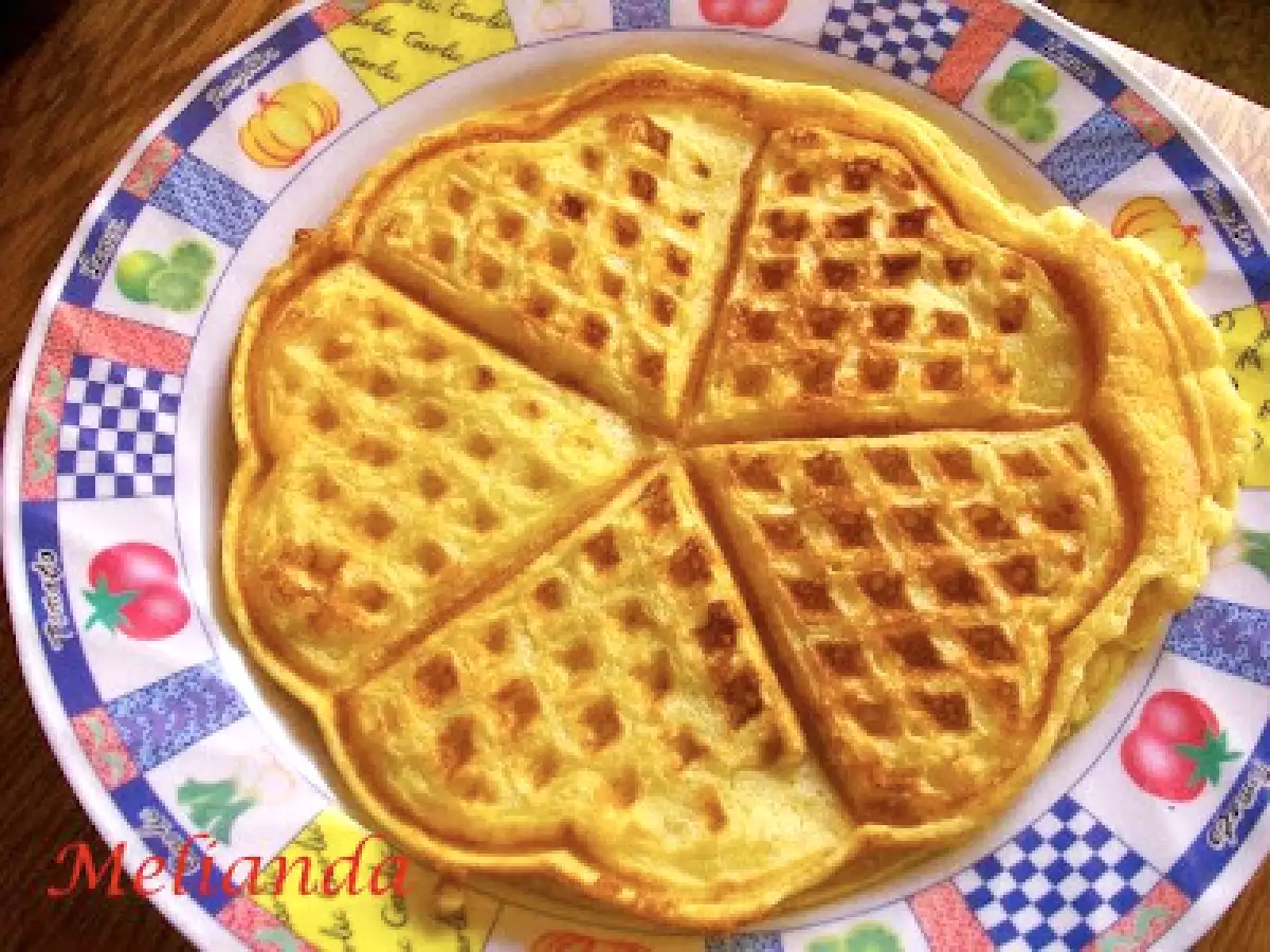 Gofre sau waffles cu inghetata si dulceata de capsuni - poza 10