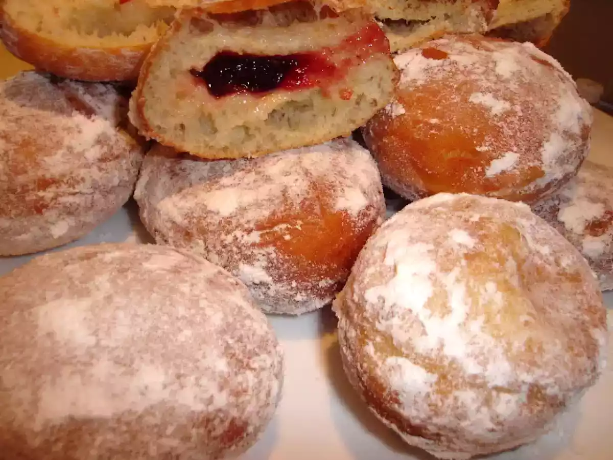 Gogosi umplute cu gem si nuttela - poza 11