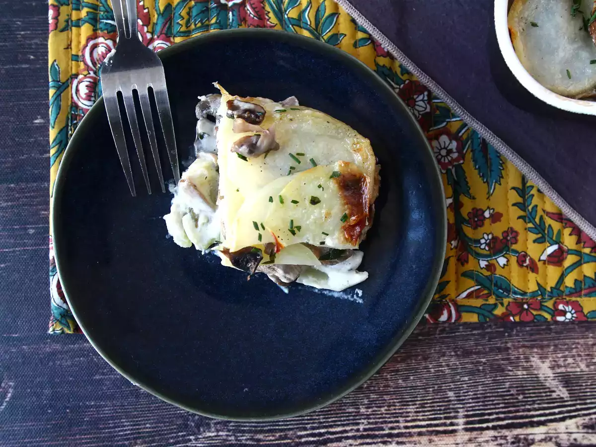 Gratin de cartofi cu ciuperci - poza 7