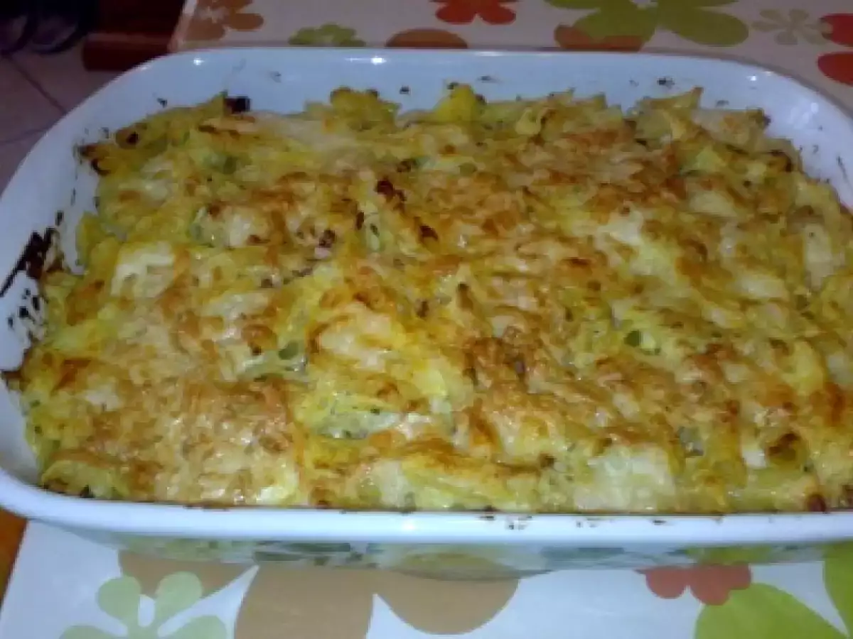 Gratin de paste cu cartofi si bacon - poza 8