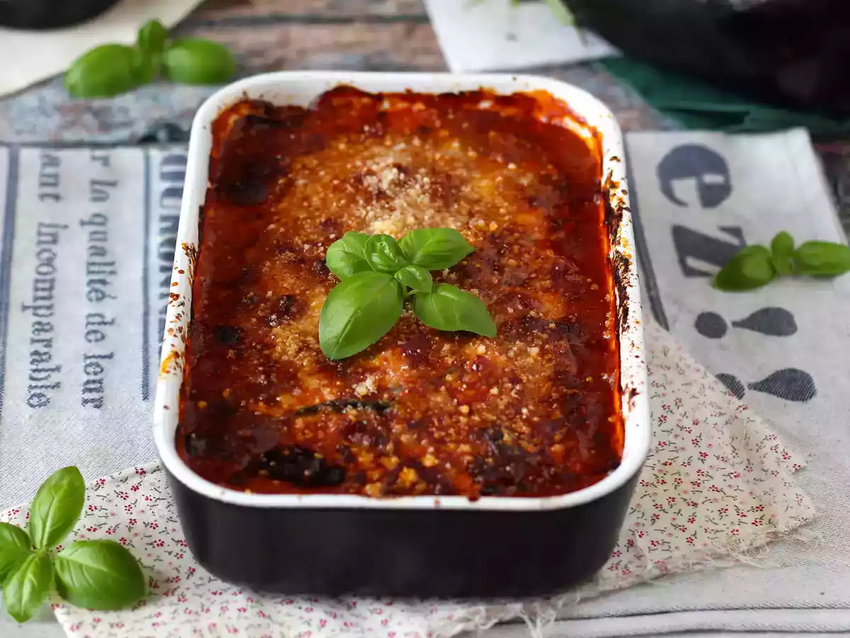 Gratin de vinete cu parmezan-Parmigiana - poza 2