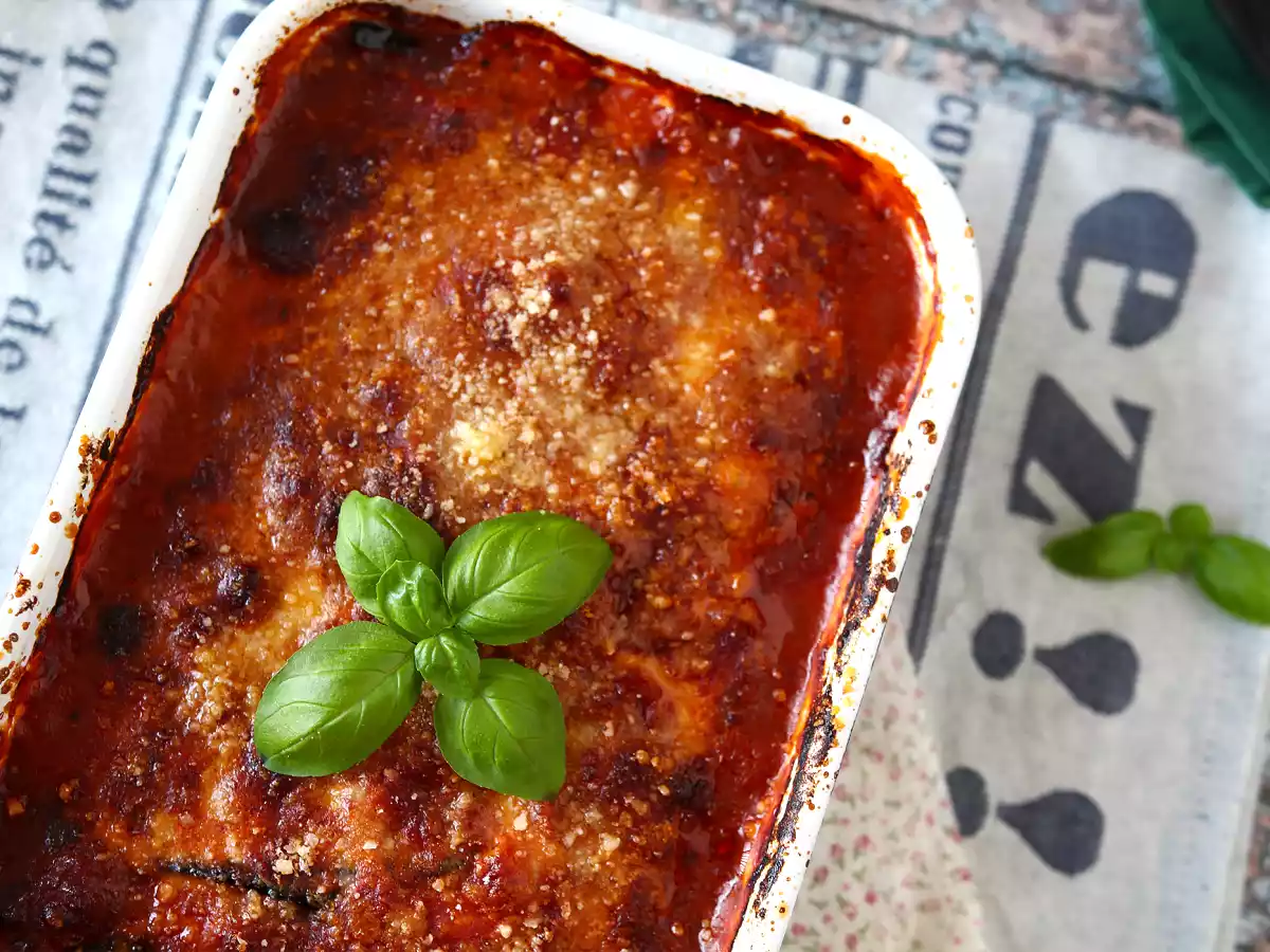 Gratin de vinete cu parmezan-Parmigiana - poza 4