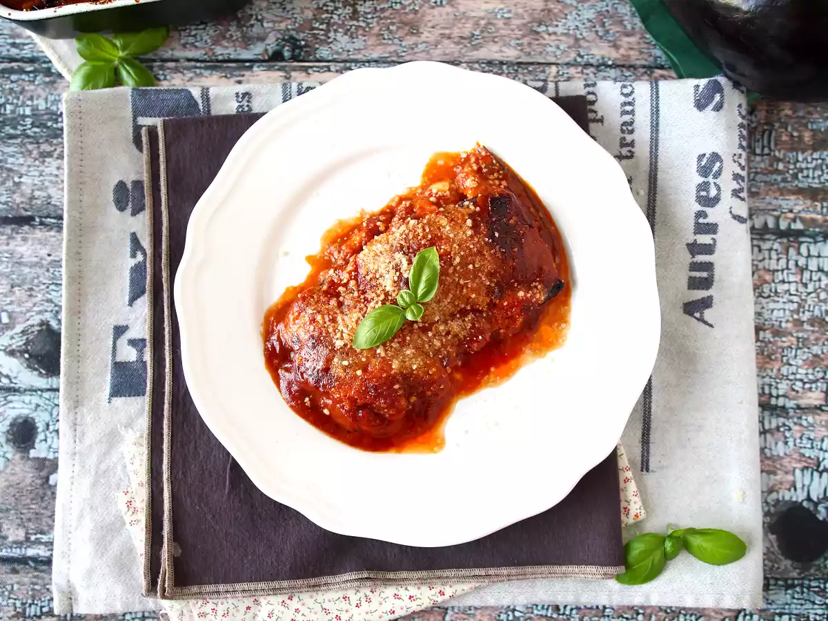 Gratin de vinete cu parmezan-Parmigiana - poza 6