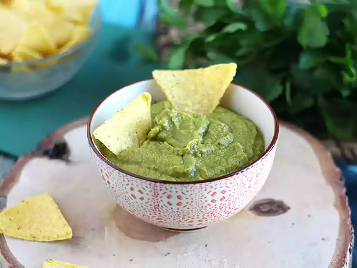 Guacamole de mazare si lamaie verde - poza 2