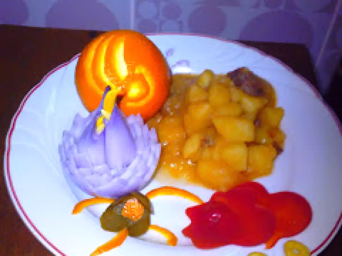 Gulas unguresc cu costita de porc - poza 2