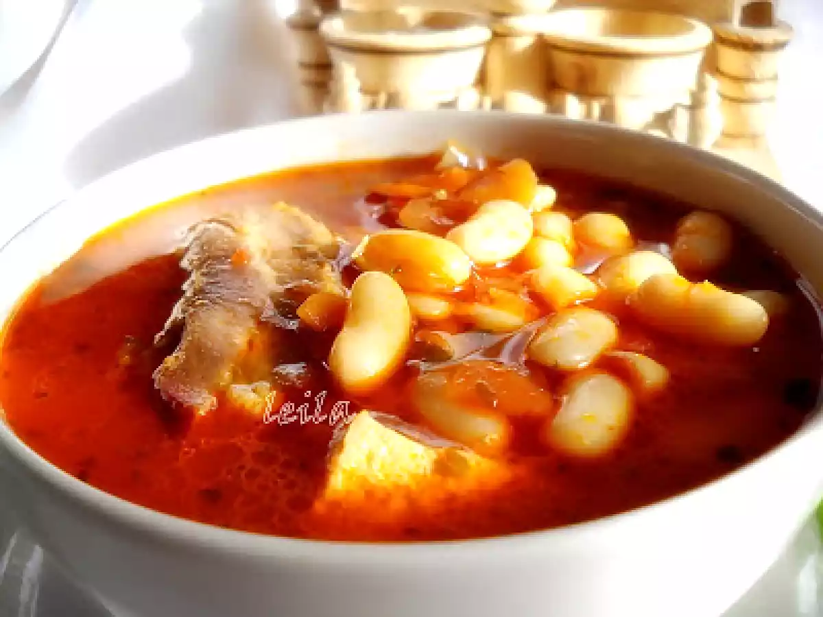 Gulyas cu fasole uscata - Bab Gulyas