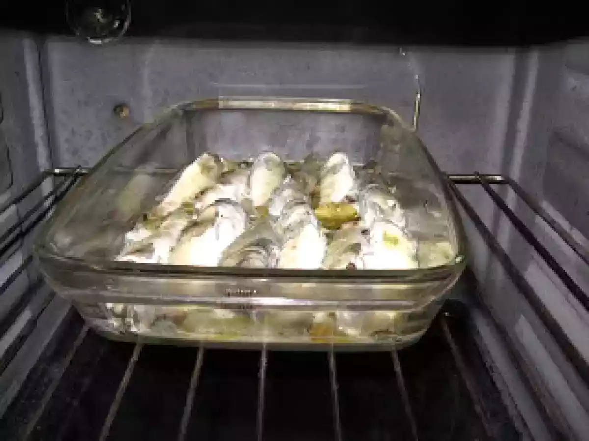 Guvizi marinati la cuptor