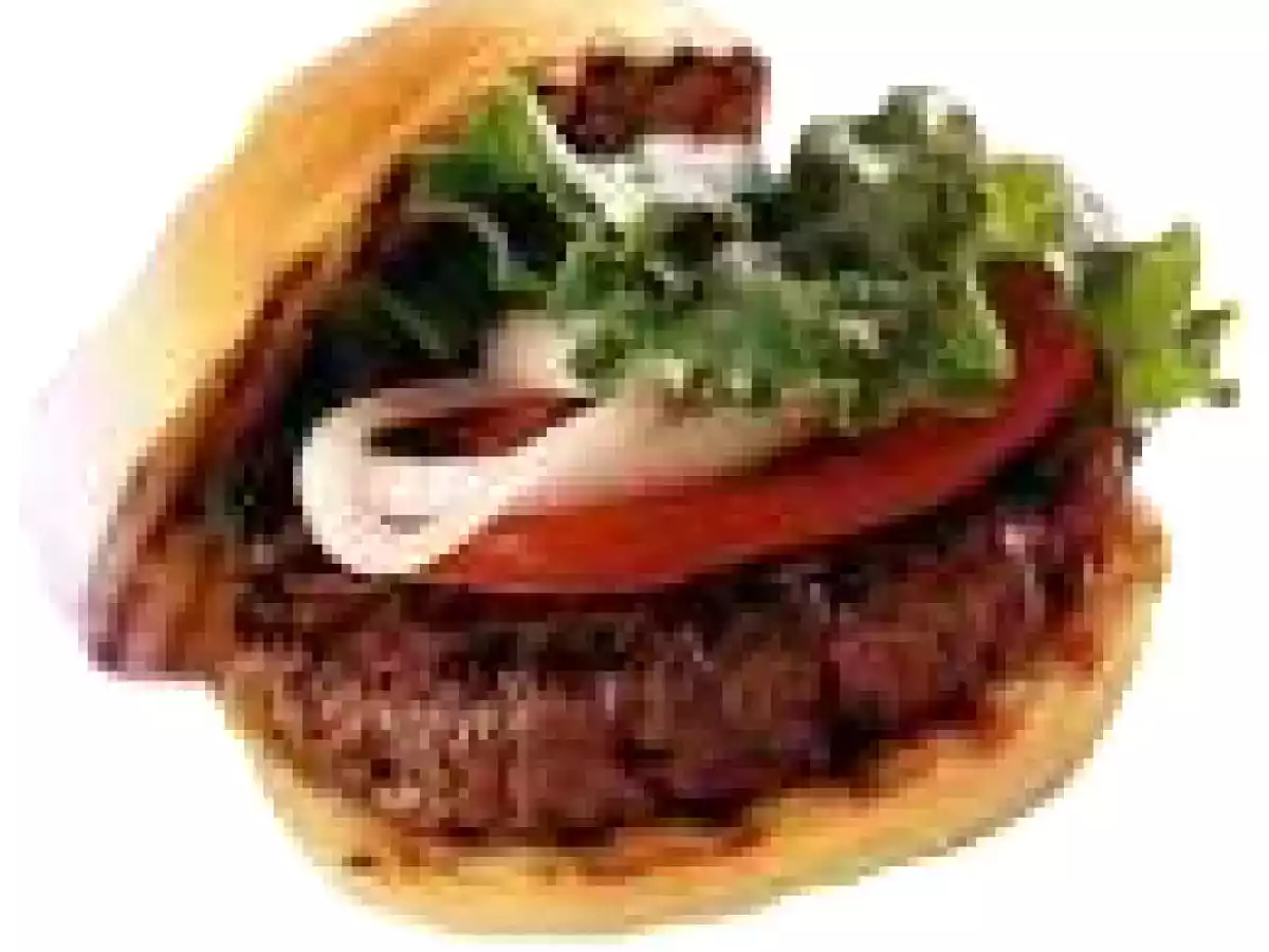 Hamburger si Cheeseburger la gratar