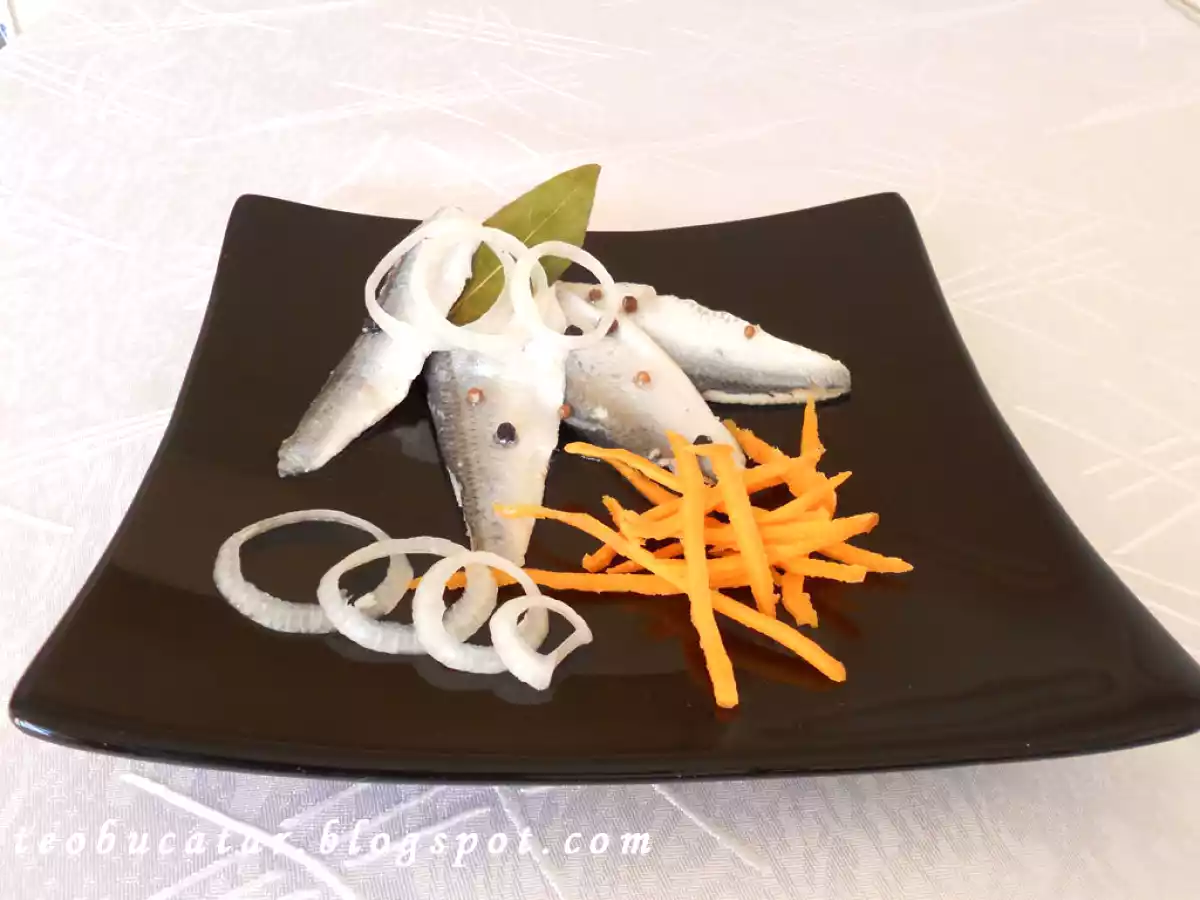 Hering marinat(reteta rapida)