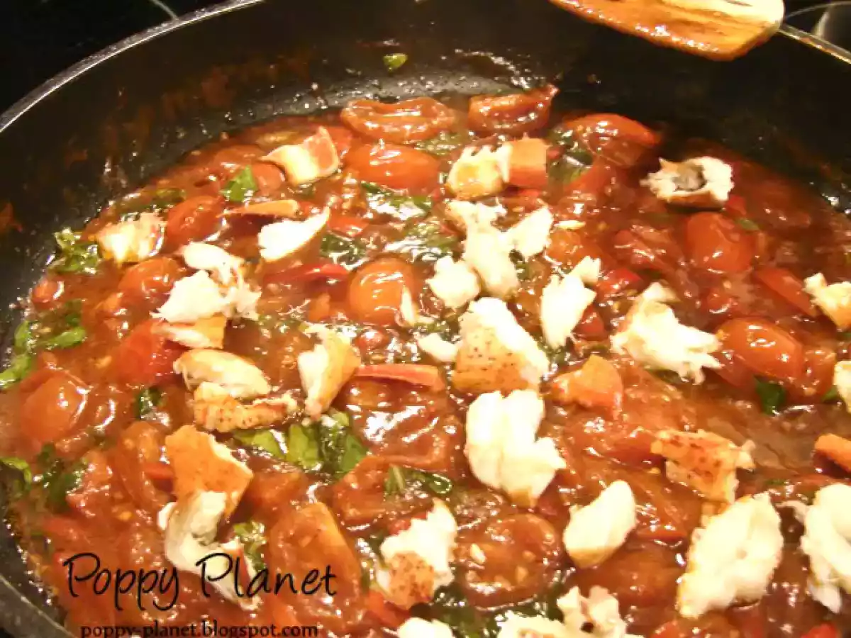 Homari cu chilli, busuioc si paste - poza 7