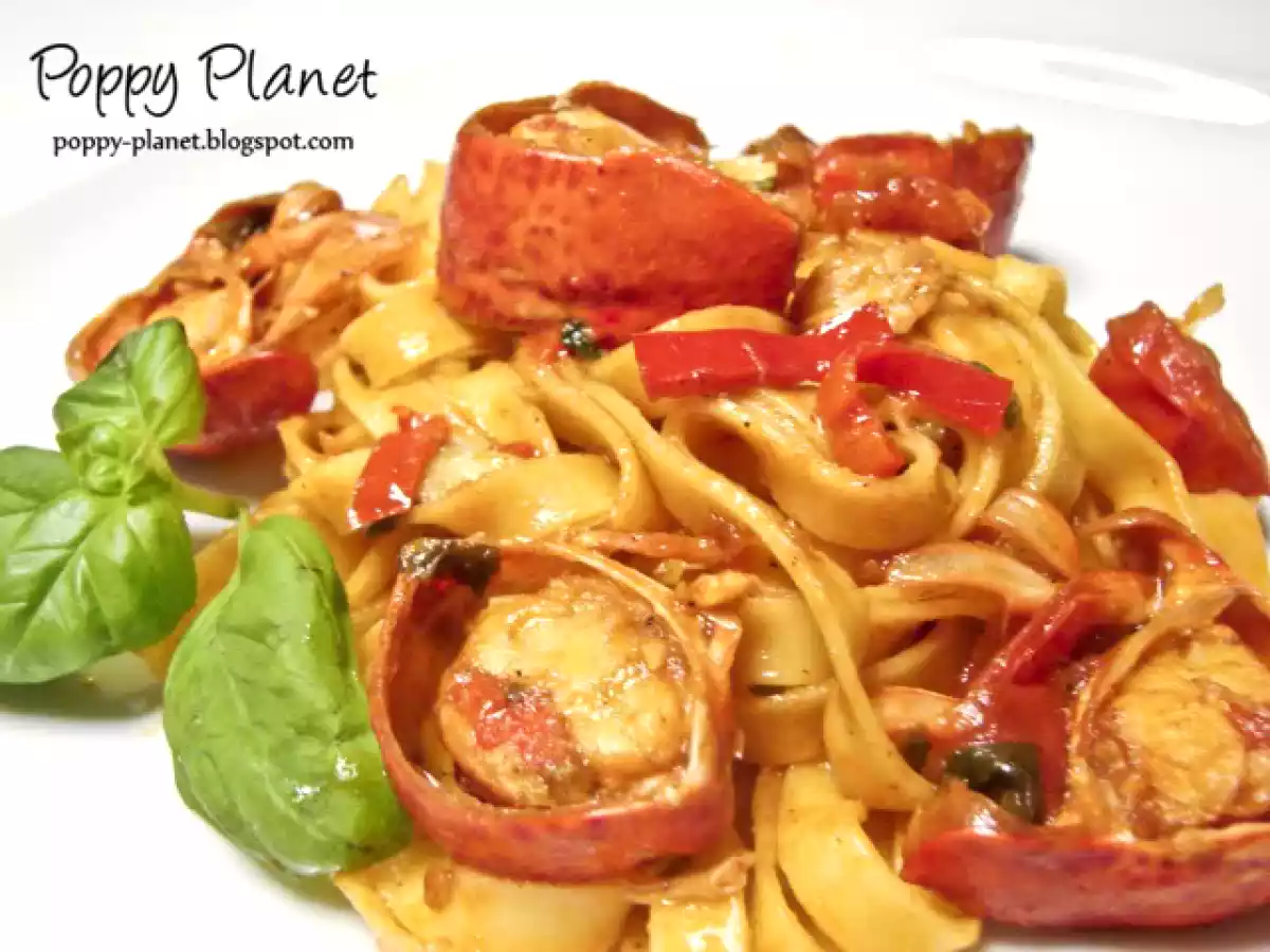 Homari cu chilli, busuioc si paste - poza 10