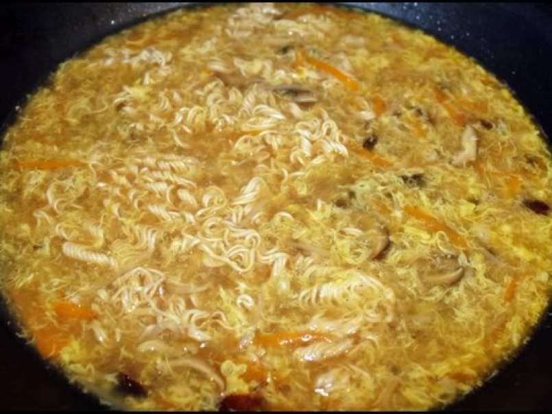 Hot & sour chinese soup - Supa chinezeasca iute-acra, poza 9