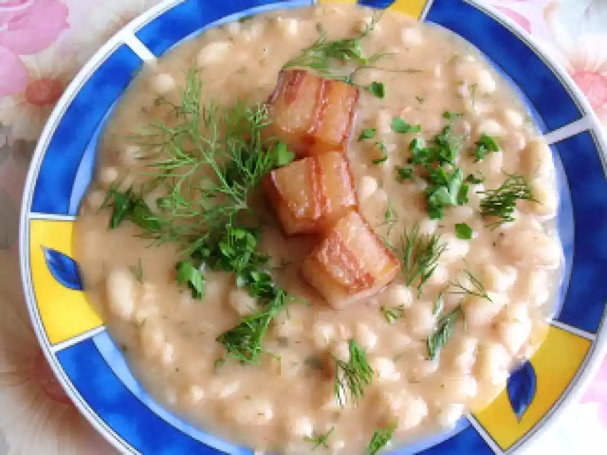 Iahnie de fasole boabe- albe