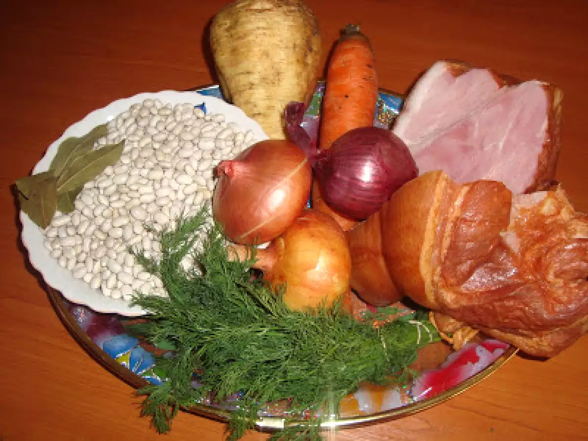 Iahnie de fasole cu ciolan - poza 2