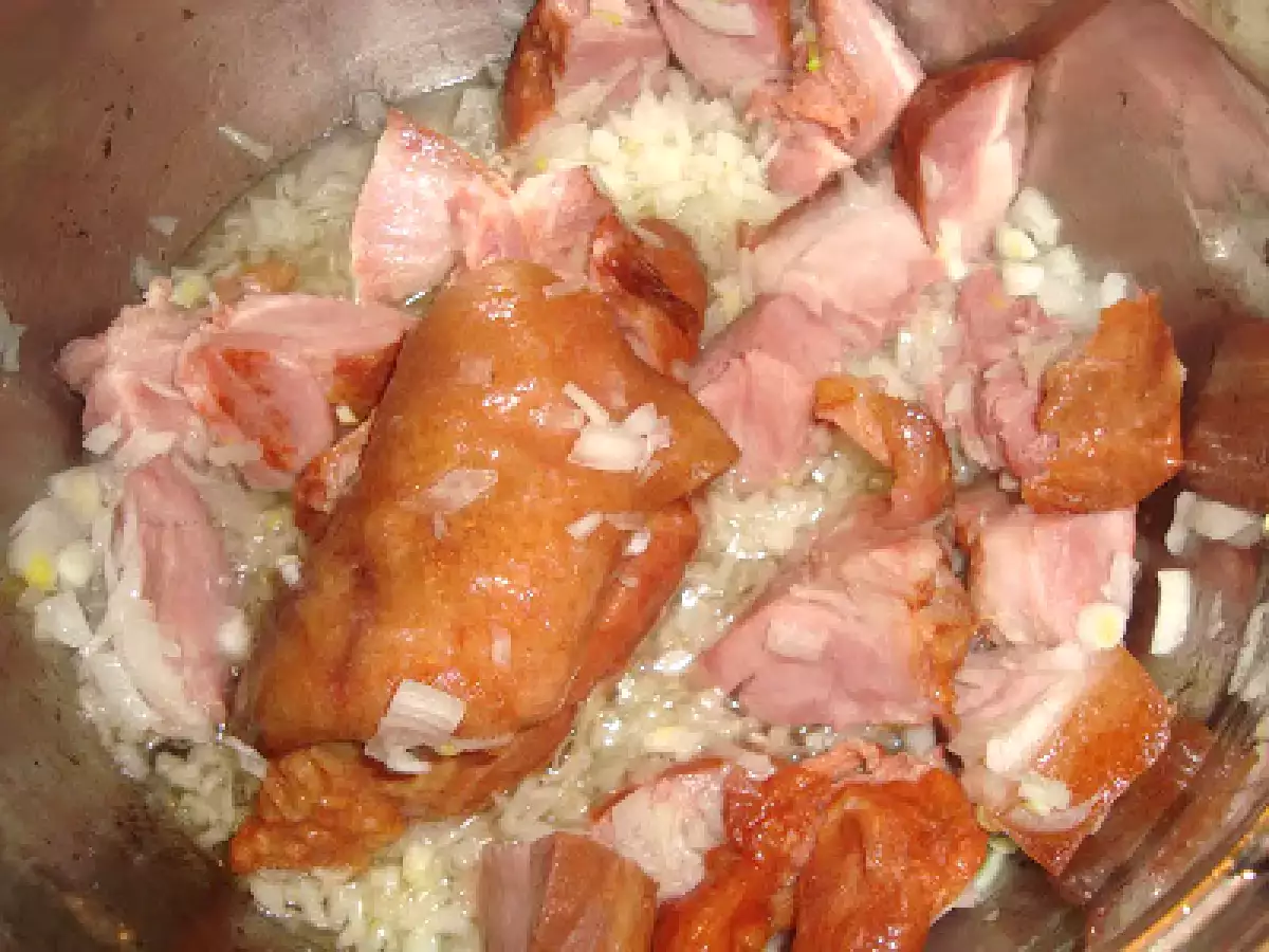 Iahnie de fasole cu ciolan - poza 5