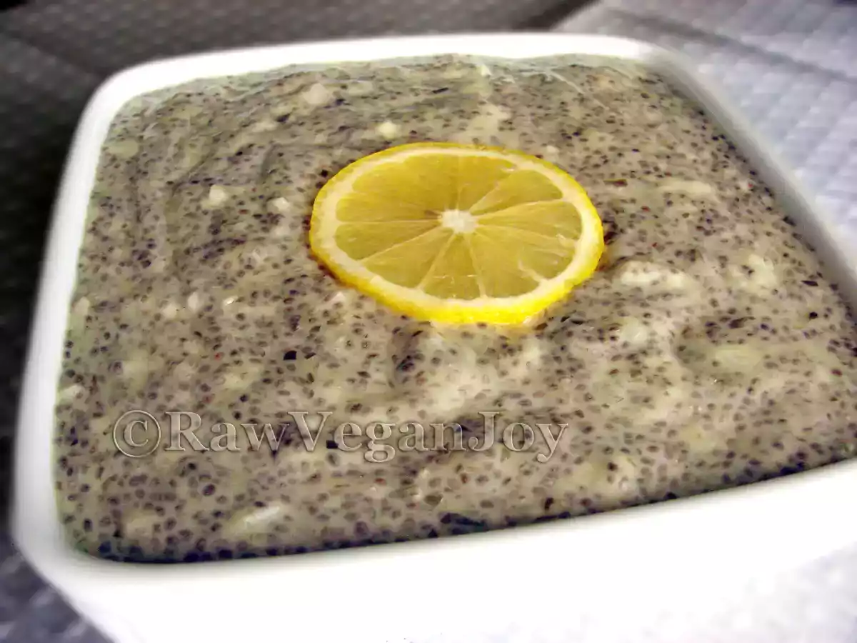 Icre din seminte de chia (raw vegan)