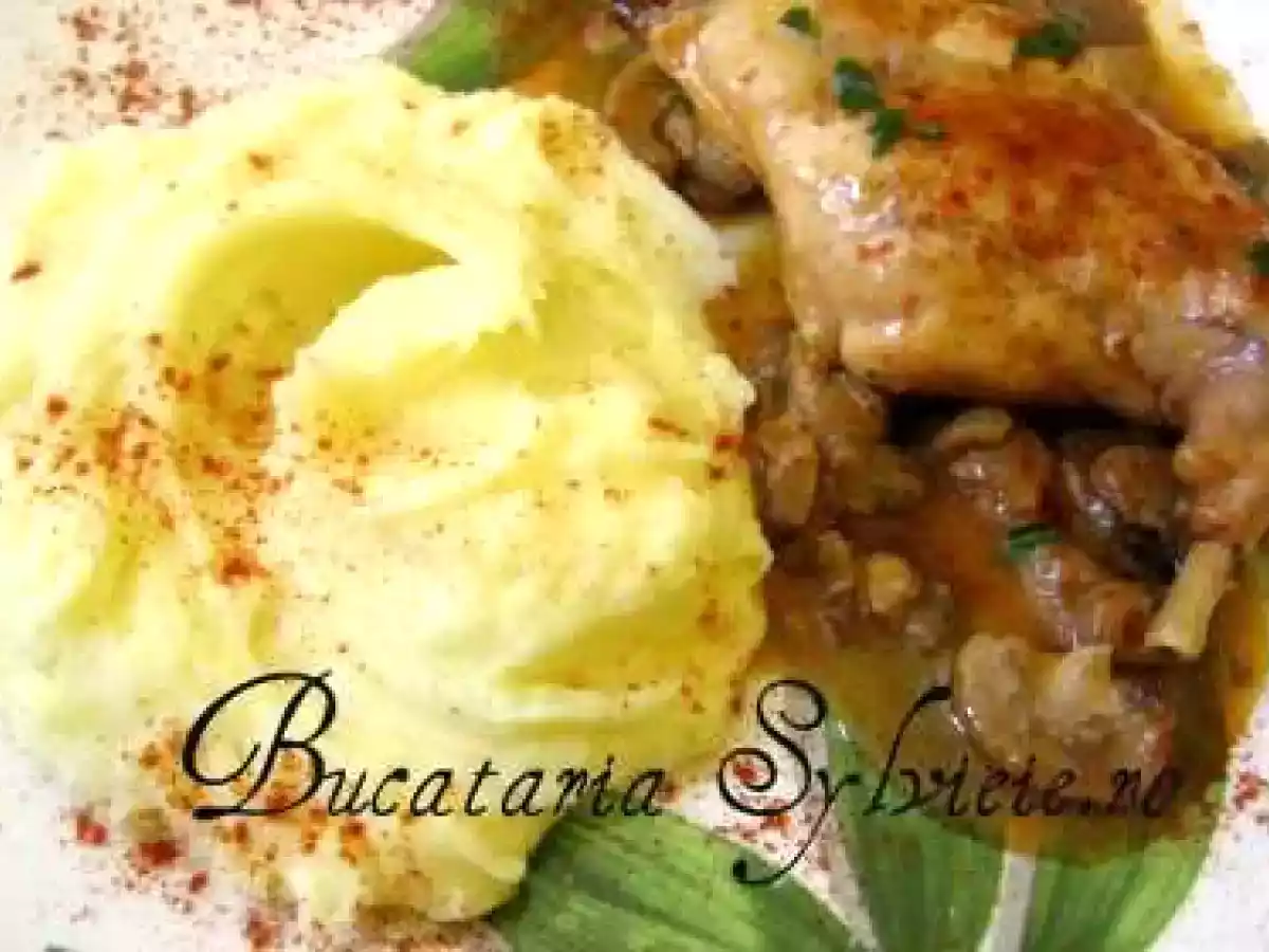 Iepure cu ciuperci champinion