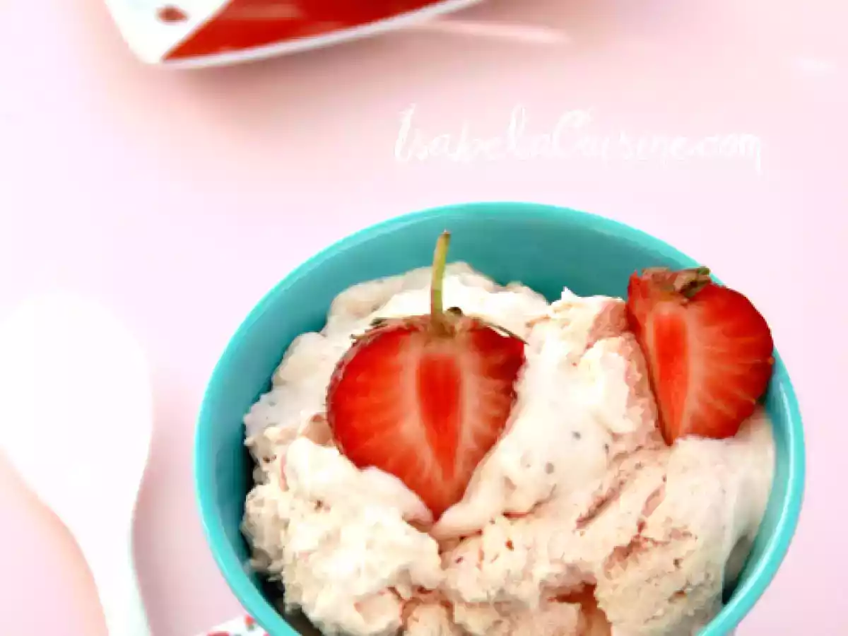 Inghetata cremoasa de capsuni - poza 2