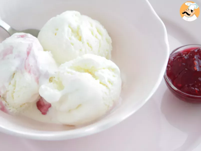 Înghețată cu iaurt și zmeură, poza 2