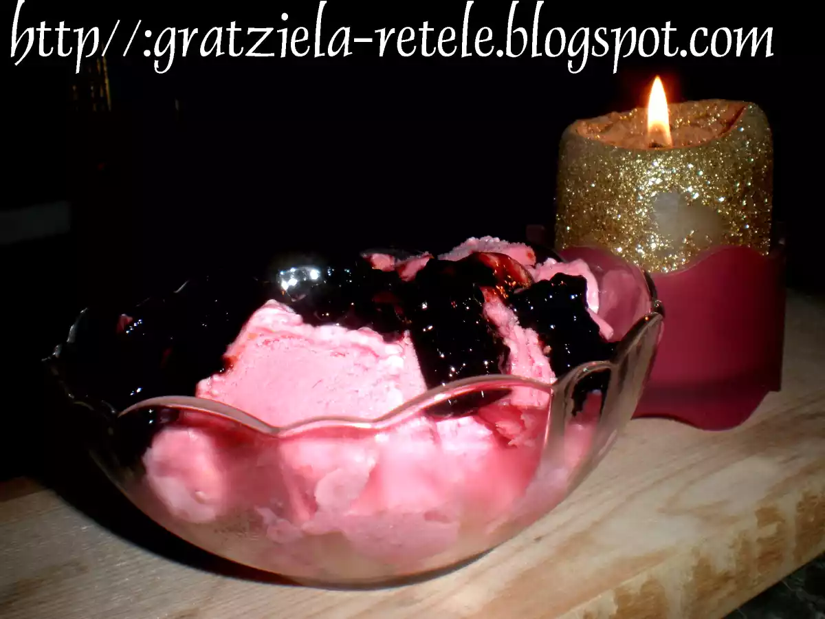 Inghetata de zmeura (de iarna)