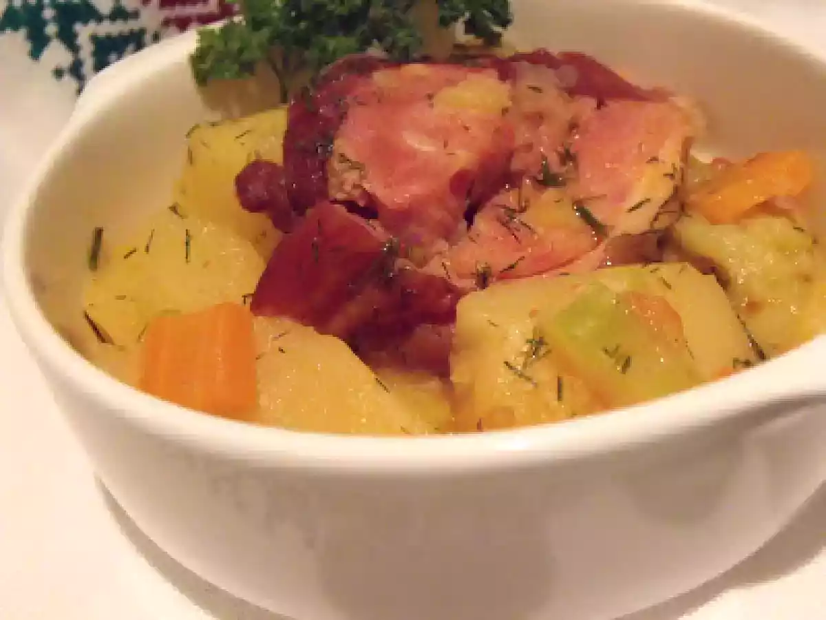 Jambon de porc cu legume - poza 3