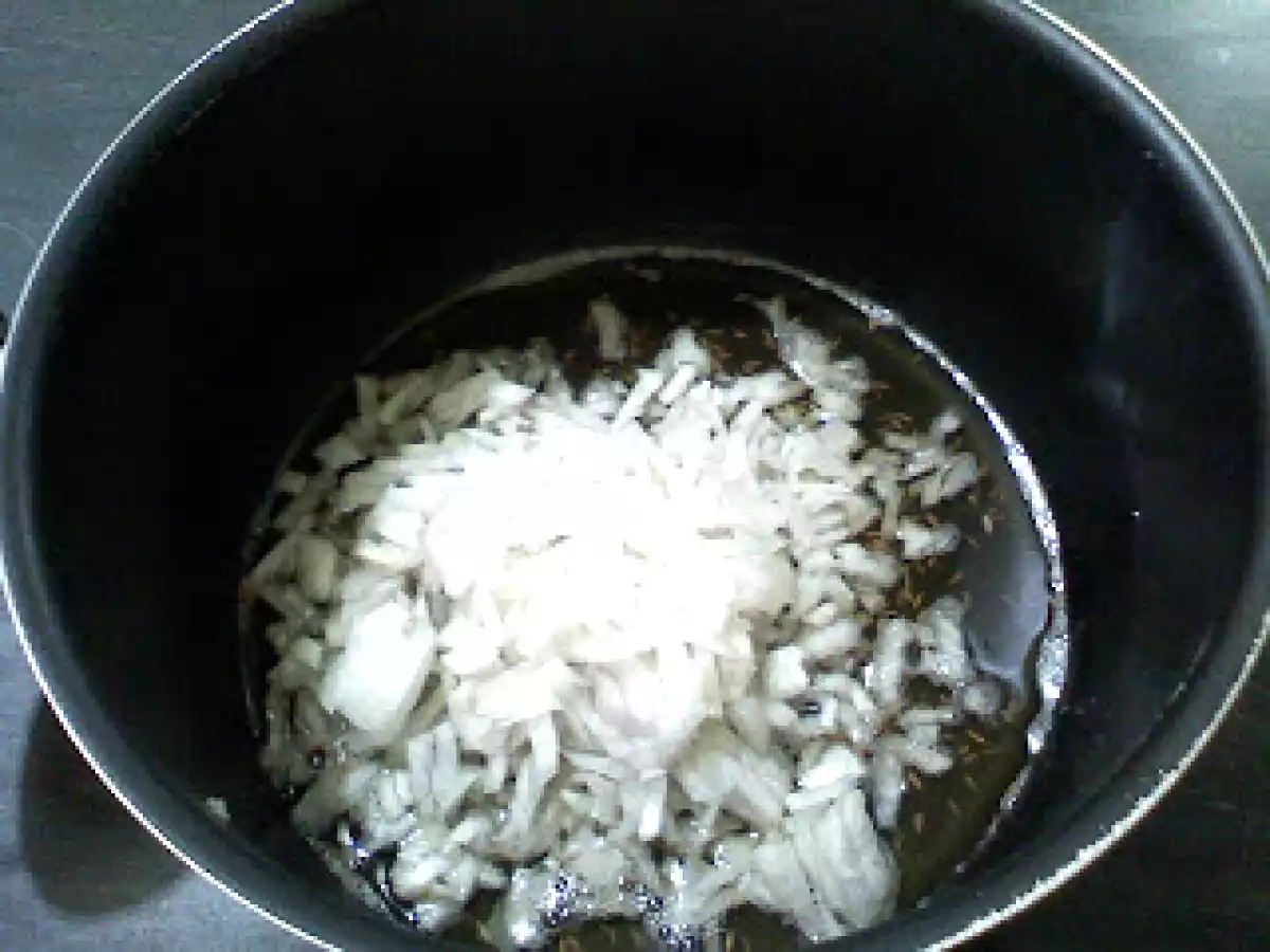 Keema (mancare din carne tocata cu cartofi si mazare) - poza 4