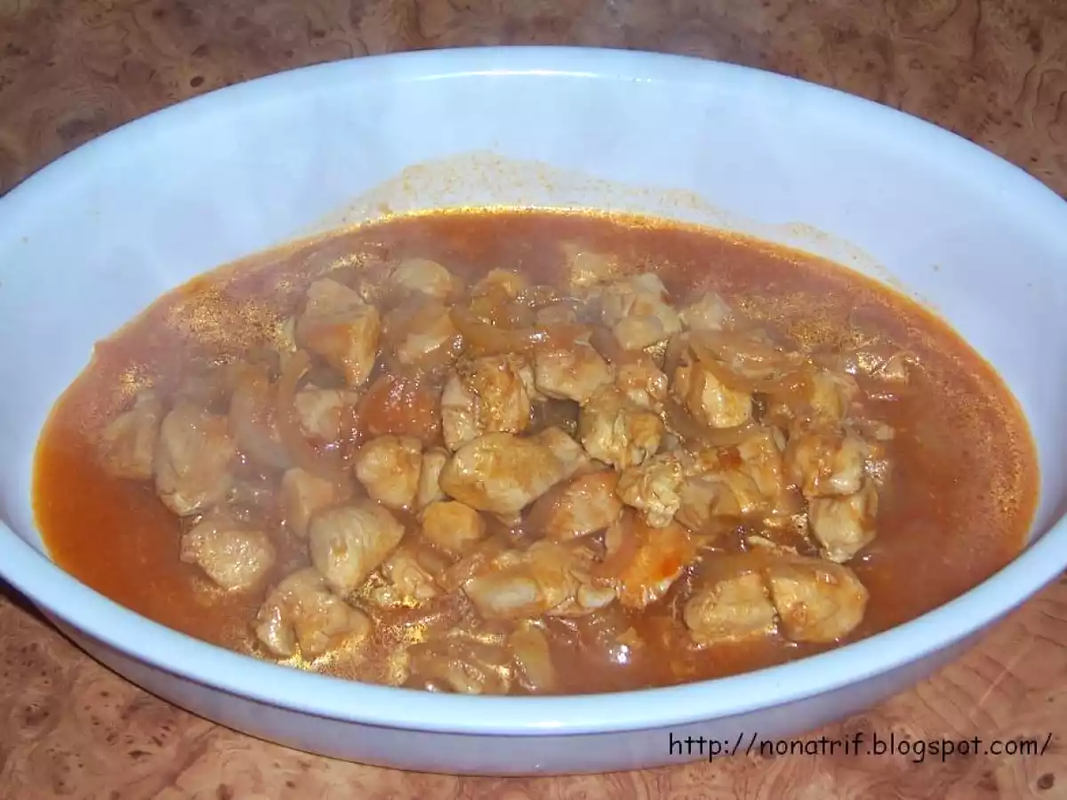 Korma curry de pui (reteta indiana)