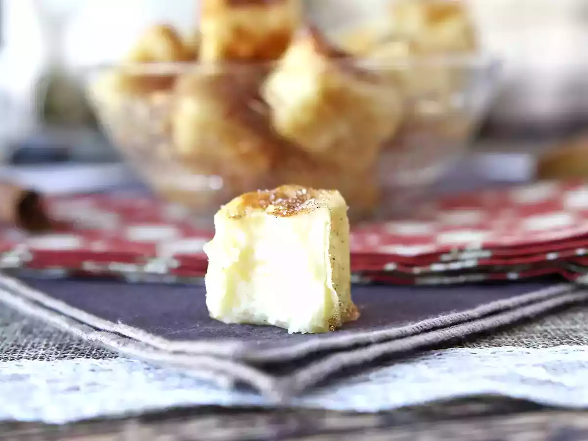 Lapte prăjit în aer într-o friteuză cu aer. Desertul tradițional spaniol cu mai puțin ulei - poza 2