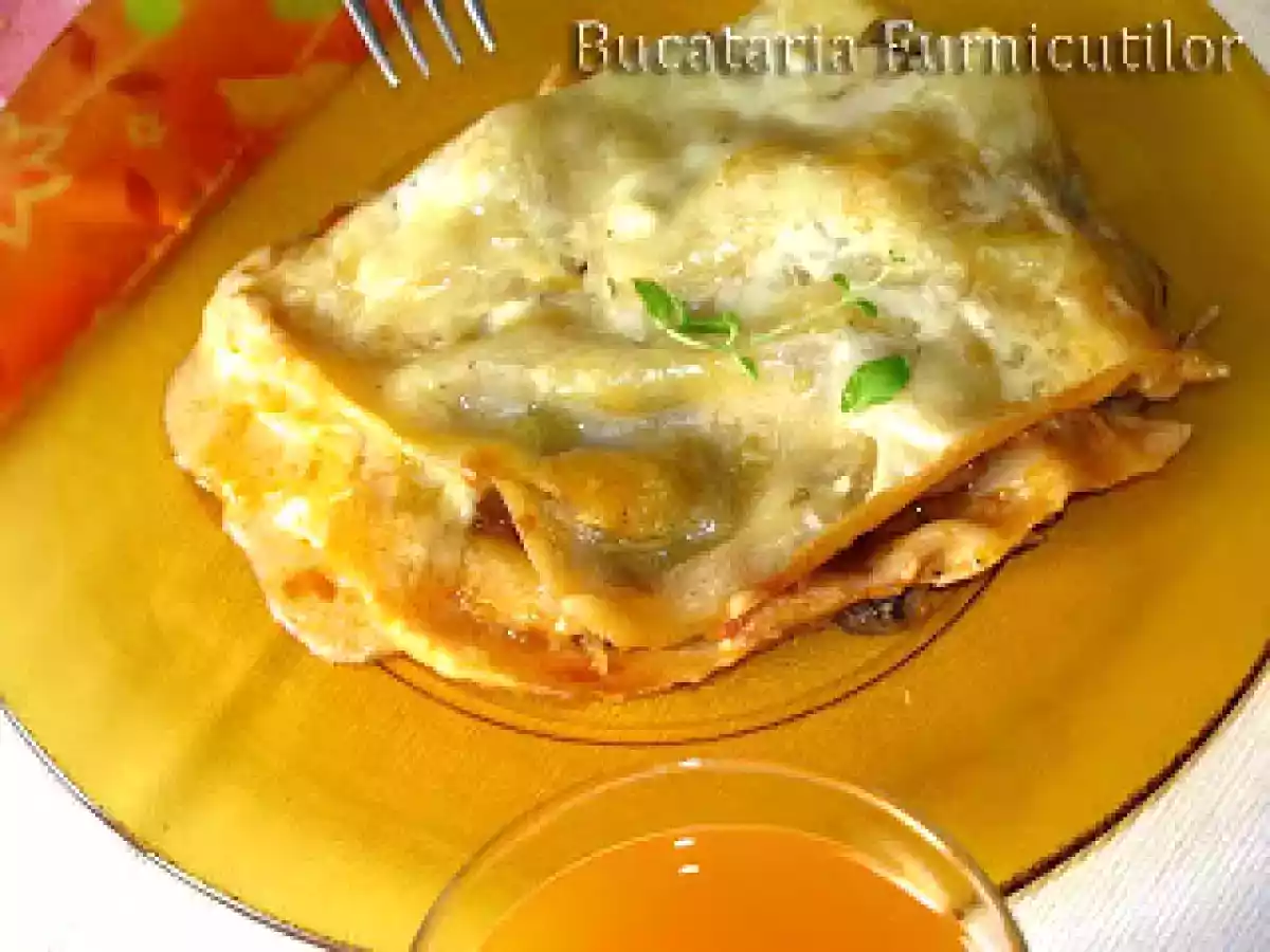 Lasagna cu Ciuperci - poza 2