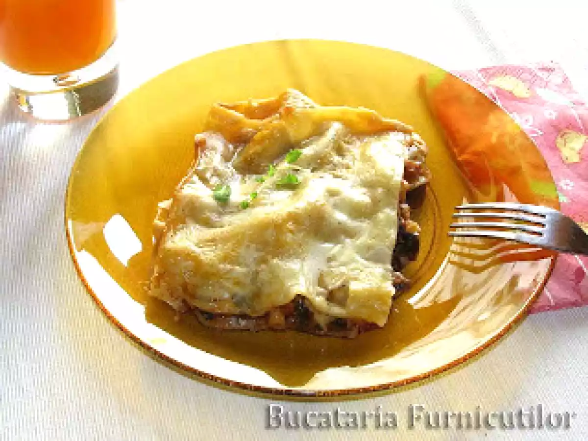 Lasagna cu Ciuperci - poza 3