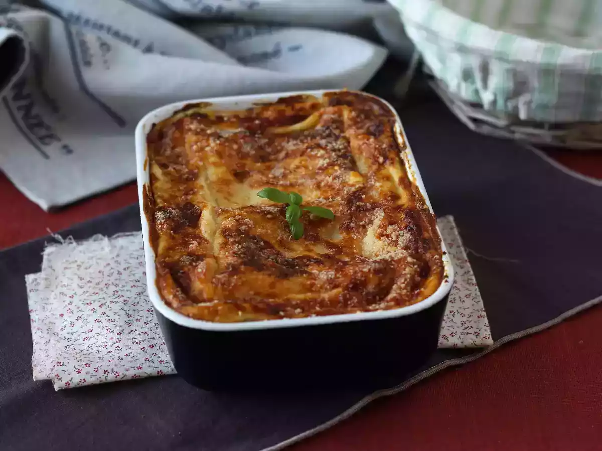 Lasagna cu ricotta și spanac - poza 2