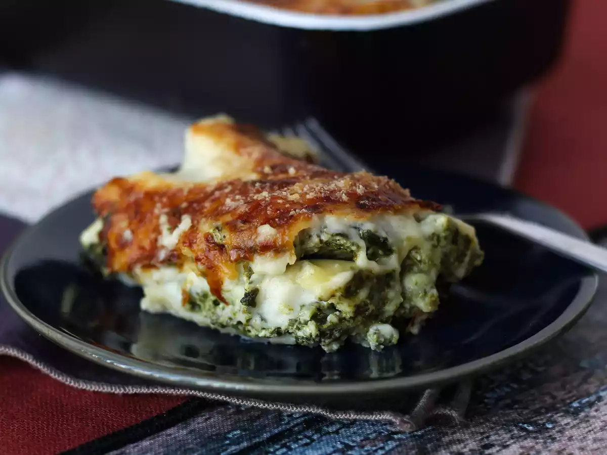 Lasagna cu ricotta și spanac - poza 7