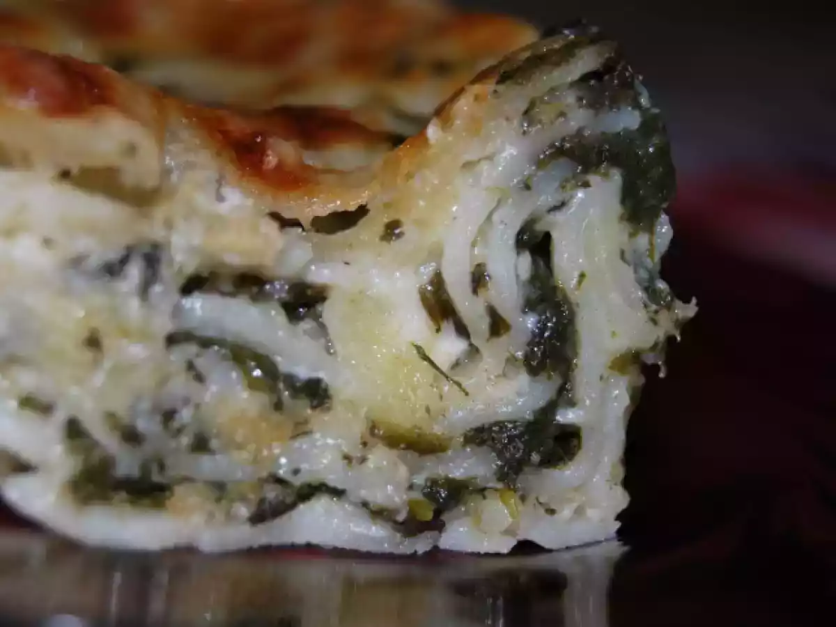 Lasagna cu spanac si branza - poza 2