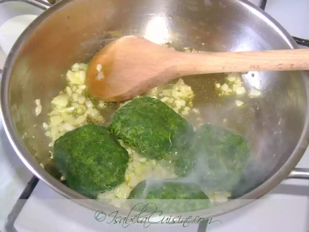 Lectia de gatit N.5 ~ Piure de spanac - poza 5