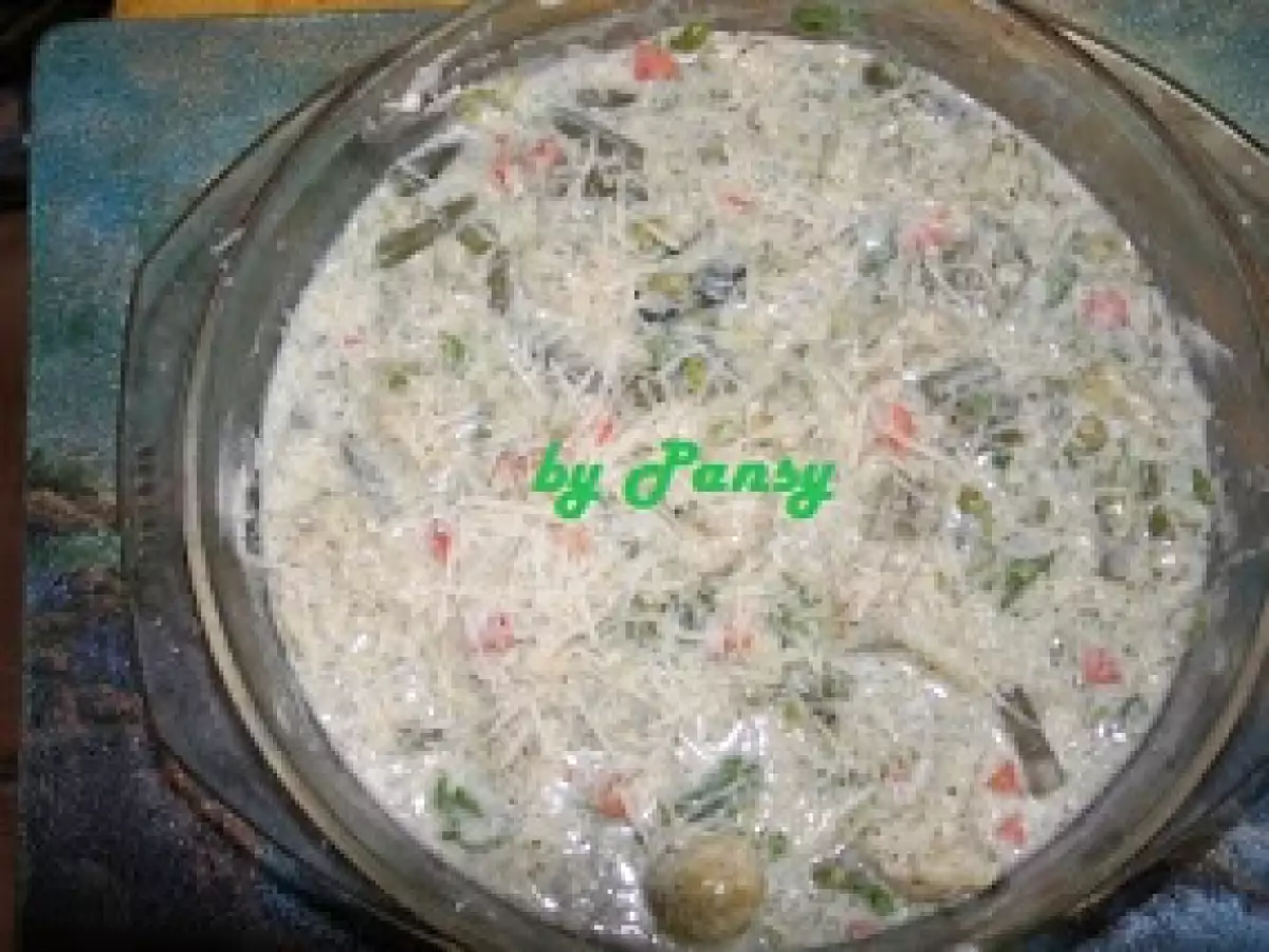 Legume la cuptor cu mozzarella si marar - poza 4