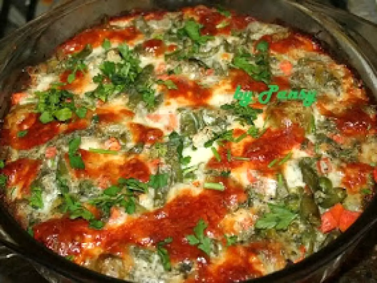 Legume la cuptor cu mozzarella si marar - poza 5