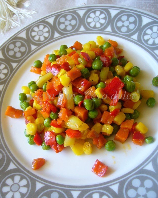 Legume mexicane sotate Rețetă Petitchef