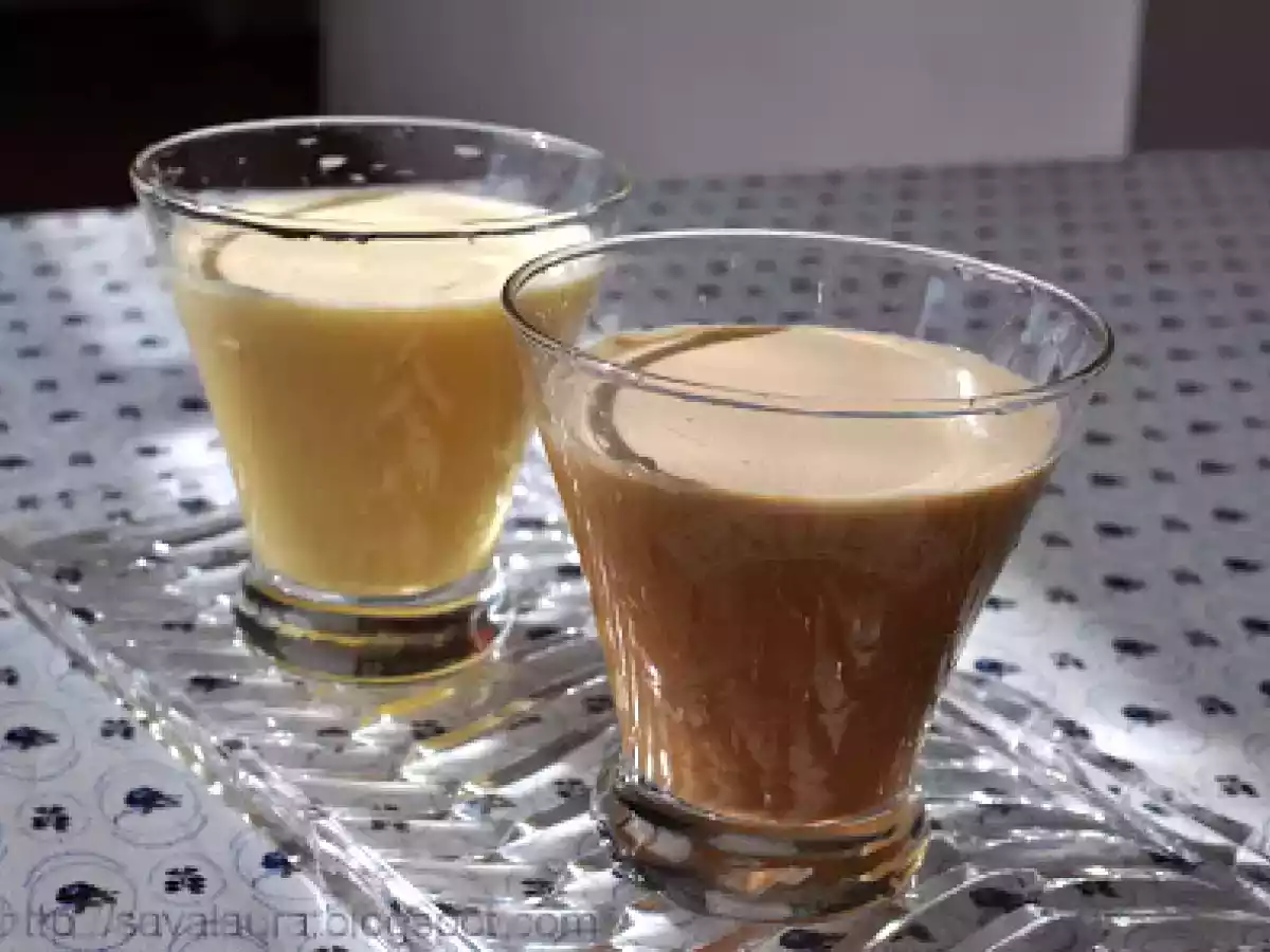 Lichior de oua simplu si de ciocolata